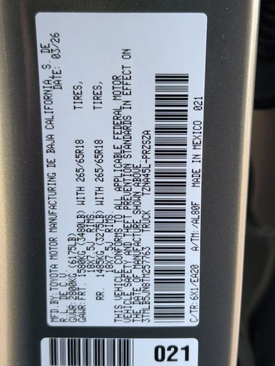 2026 Toyota Tacoma TRD Sport