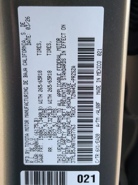 2026 Toyota Tacoma TRD Sport