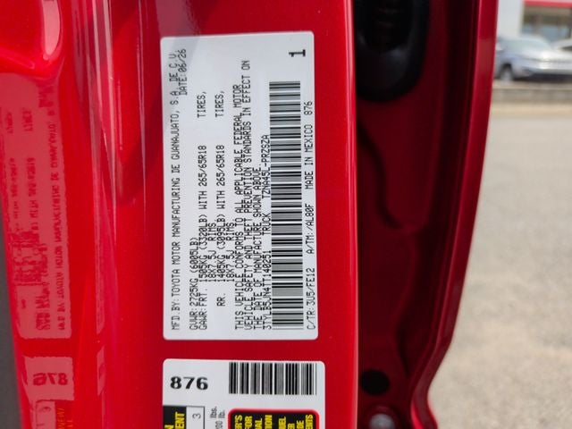 2026 Toyota Tacoma TRD Sport