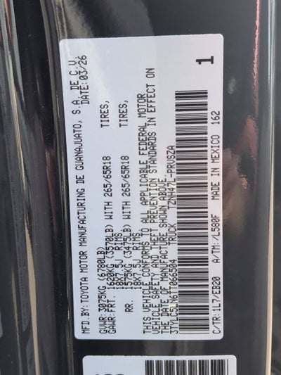 2026 Toyota Tacoma i-FORCE MAX Tacoma Limited