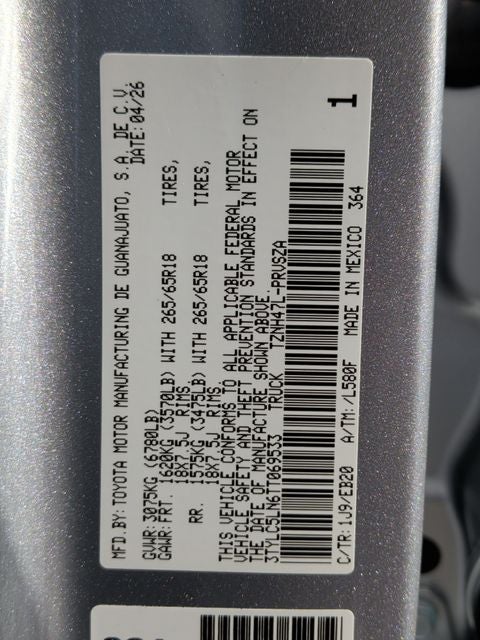 2026 Toyota Tacoma i-FORCE MAX Tacoma Limited