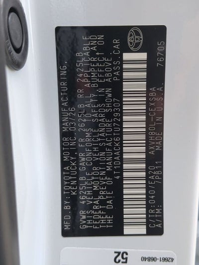 2026 Toyota Camry SE