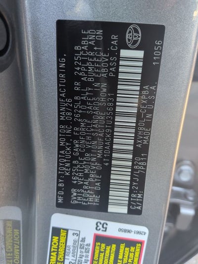 2026 Toyota Camry XSE