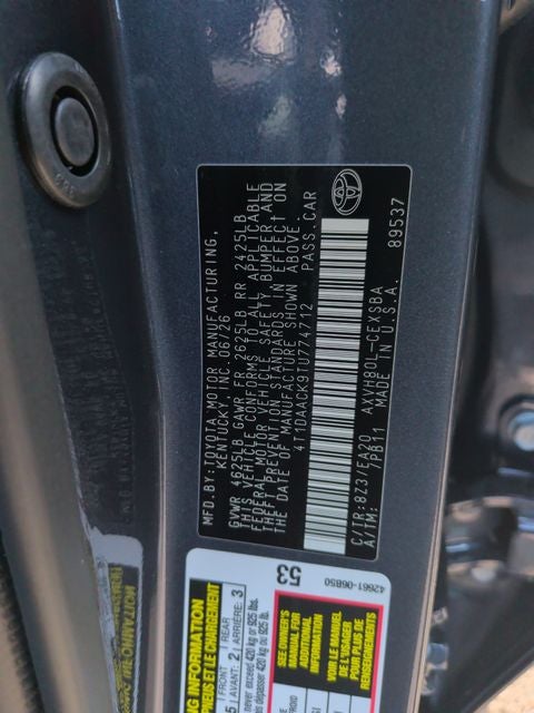 2026 Toyota Camry SE