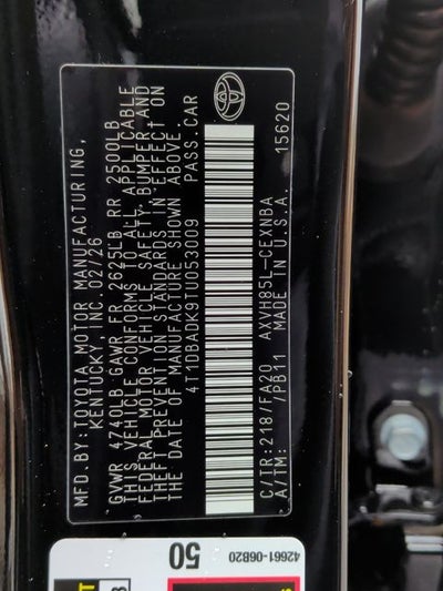 2026 Toyota Camry LE AWD