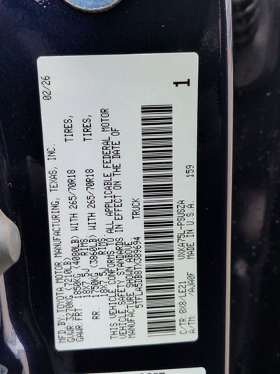 2026 Toyota Tundra SR5