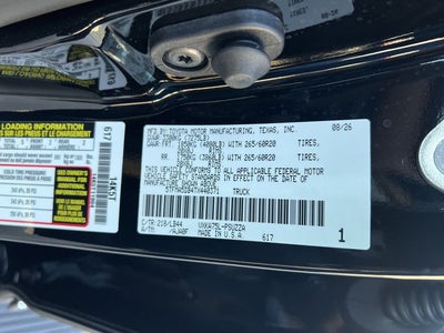 2026 Toyota Tundra 1794 Edition