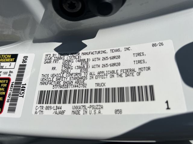 2026 Toyota Tundra 1794 Edition