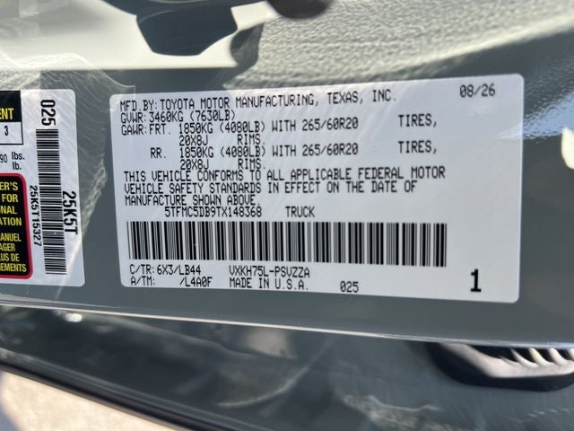 2026 Toyota Tundra i-FORCE MAX Tundra 1794 Edition