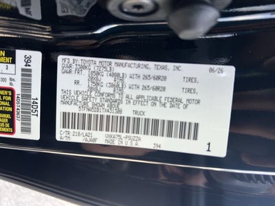 2026 Toyota Tundra Platinum