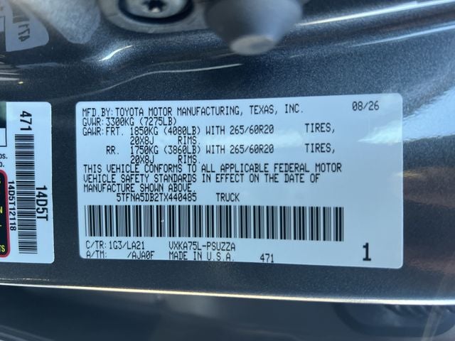 2026 Toyota Tundra Platinum