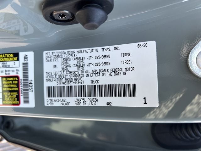 2026 Toyota Tundra Platinum