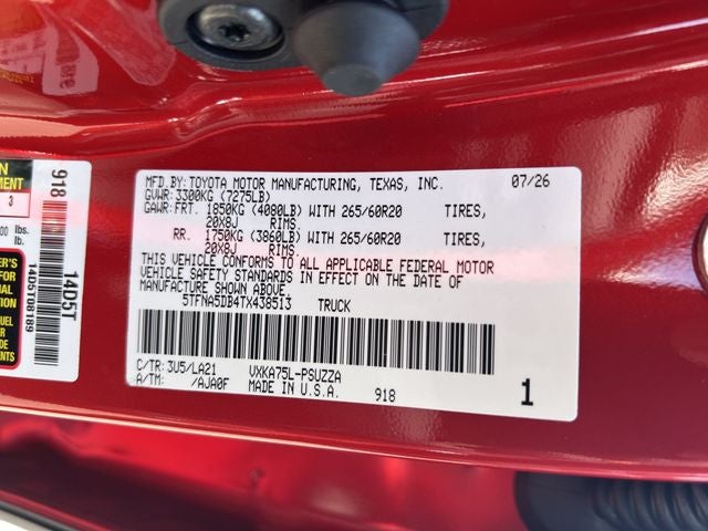 2026 Toyota Tundra Platinum