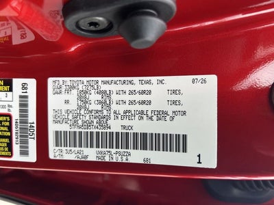 2026 Toyota Tundra Platinum