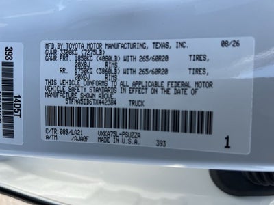 2026 Toyota Tundra Platinum