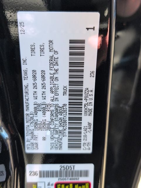 2026 Toyota Tundra i-FORCE MAX Tundra Platinum