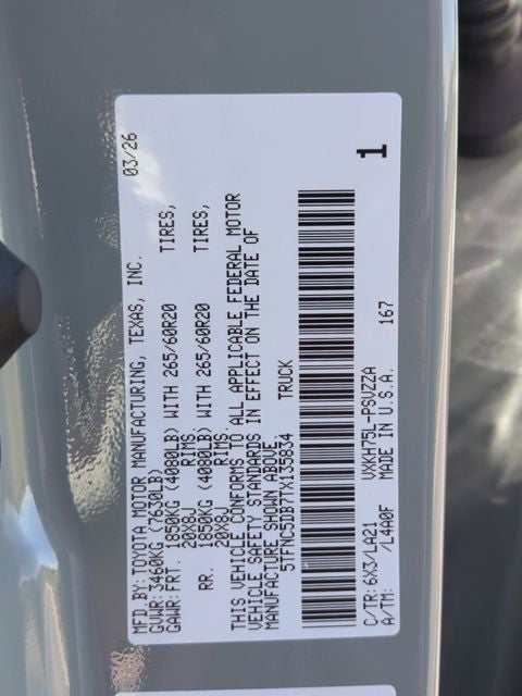 2026 Toyota Tundra i-FORCE MAX Tundra Platinum