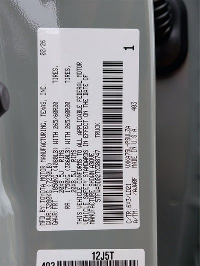 2026 Toyota Tundra Limited