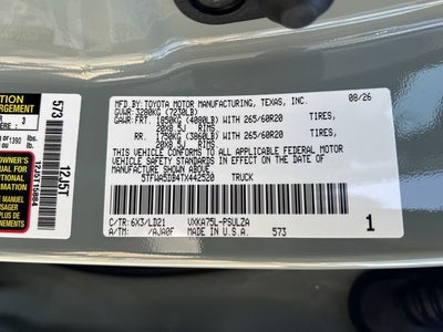 2026 Toyota Tundra Limited