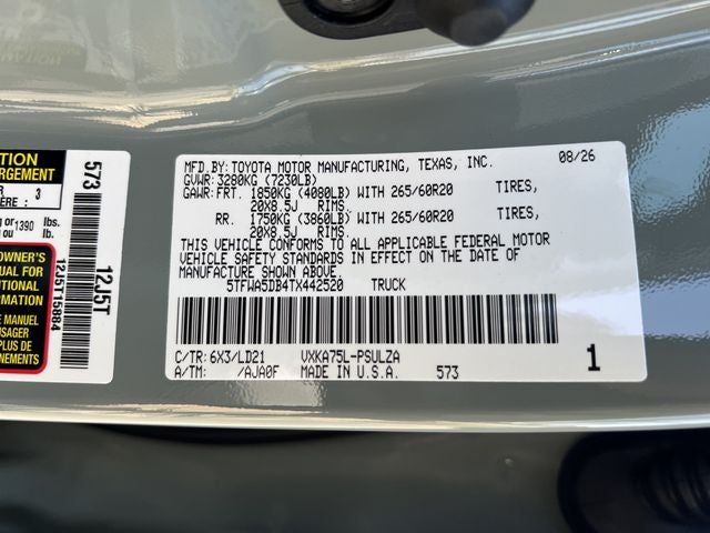2026 Toyota Tundra Limited