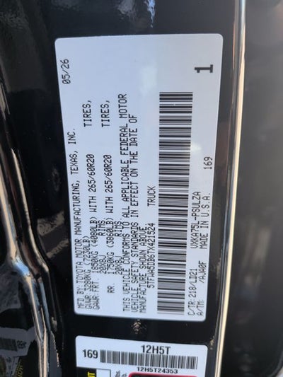 2026 Toyota Tundra Limited