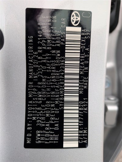 2026 Toyota Corolla LE