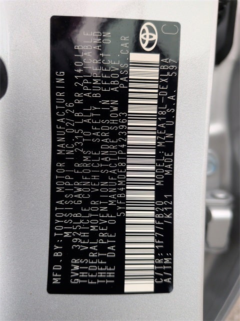 2026 Toyota Corolla LE