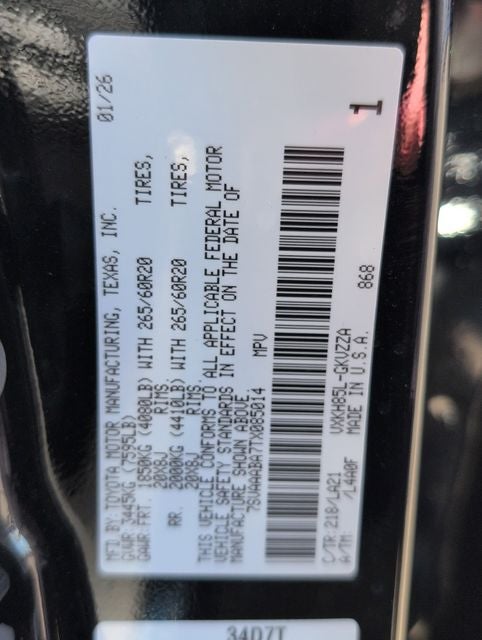 2026 Toyota Sequoia Platinum