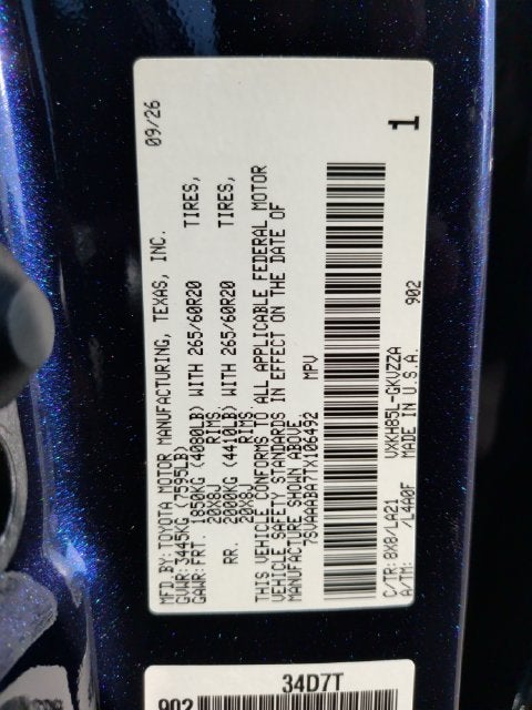 2026 Toyota Sequoia Platinum