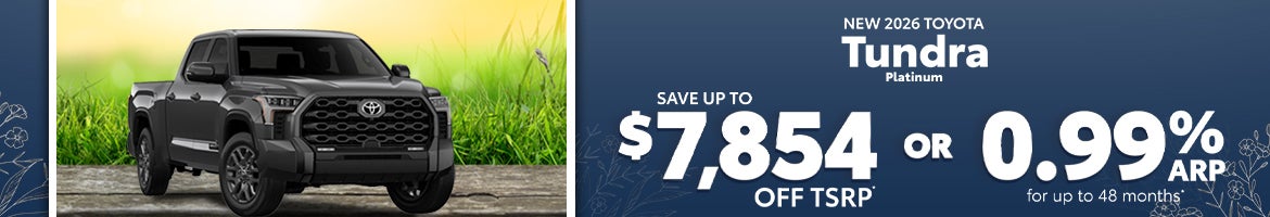 New 2026 Toyota Tundra Platinum