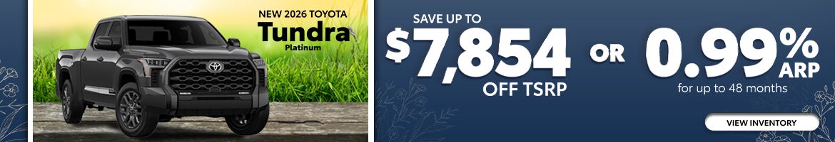 New 2026 Toyota Tundra Platinum at Wyatt Johnson Toyota