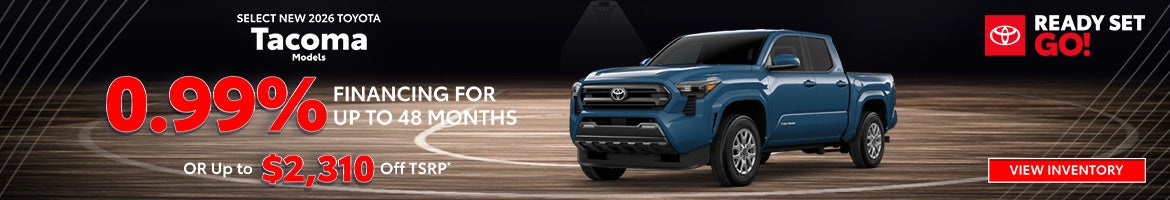 2026 Toyota Tacoma lease $289 per month – Clarksville, TN