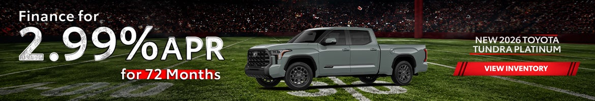  2026 Toyota Tundra Platinum Finance for 2.99% – Clarksville