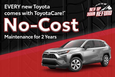 Every new Toyota comes with ToyotaCare!