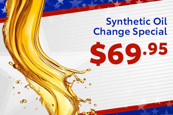 Synthetic Oil Change Special