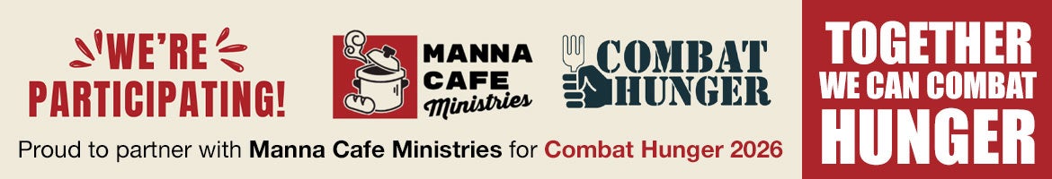 Proud to partner with Manna Cafe Ministries