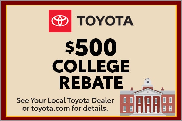 Toyota College Rebate
