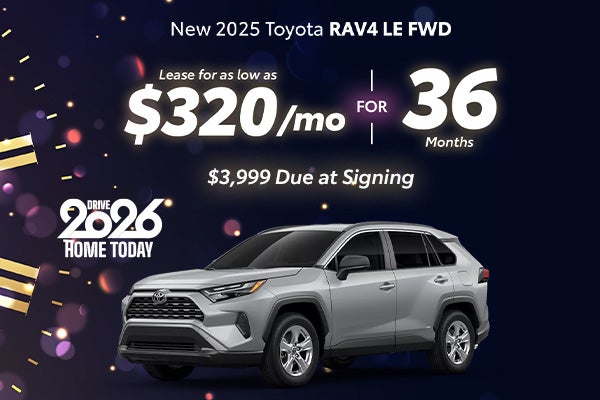New 2025 Toyota RAV4 LE FWD